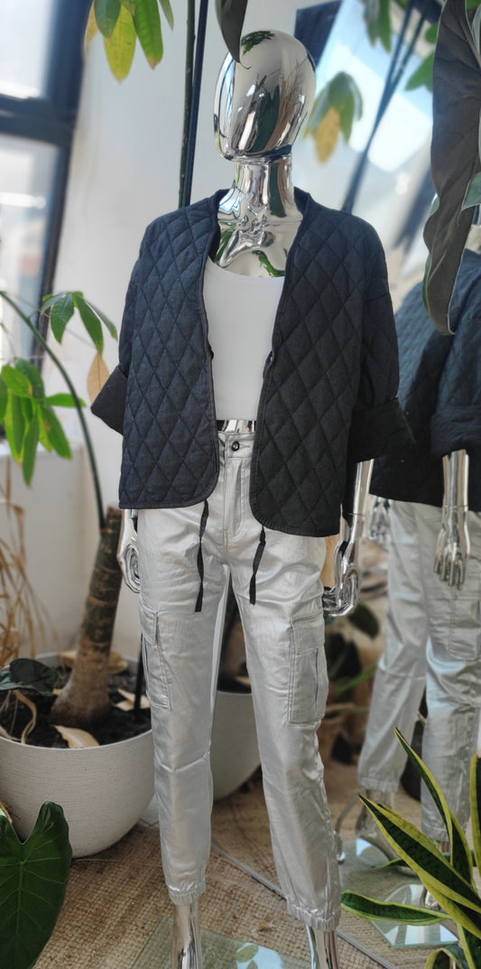 2573 DENIM QUILTED JACKET