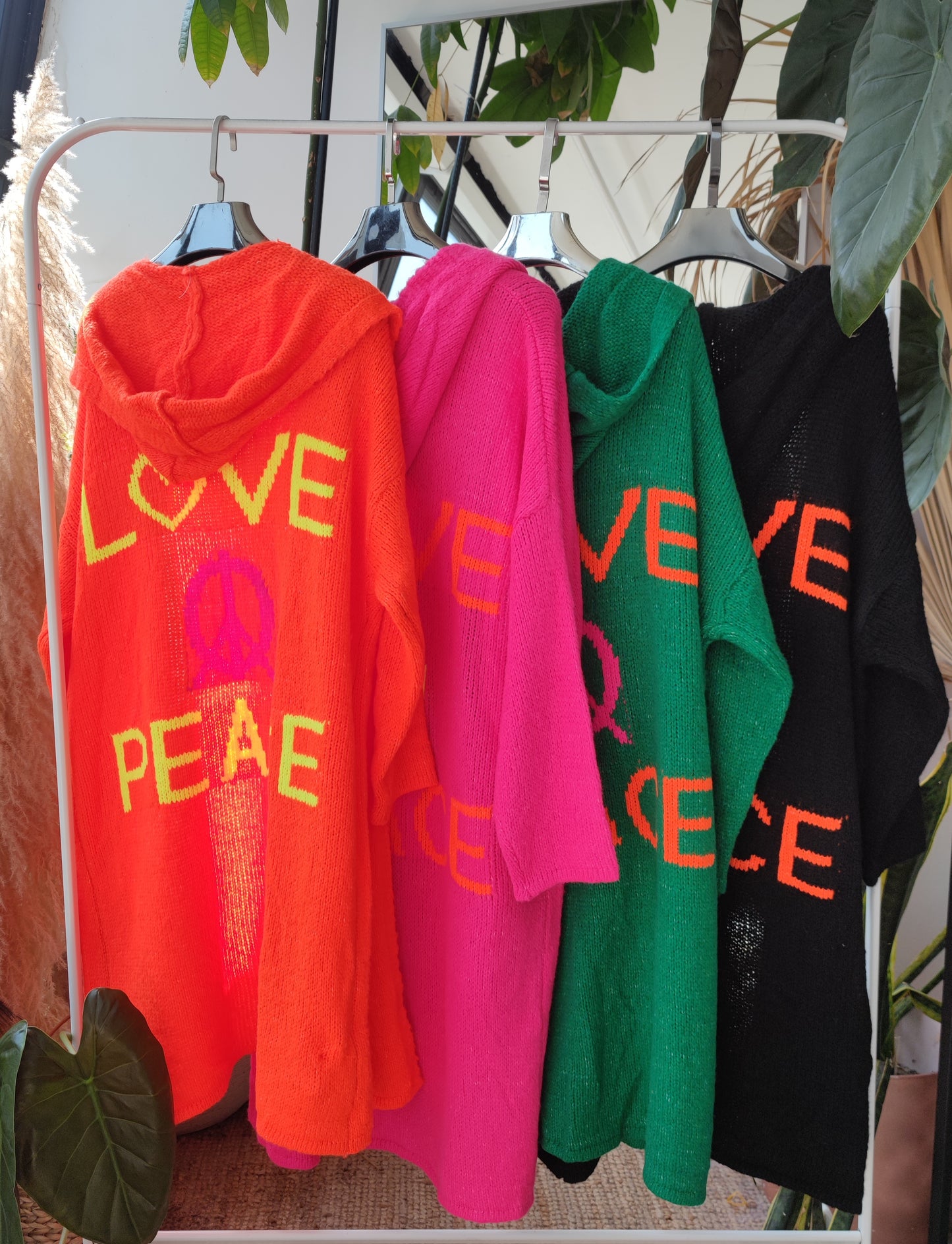 23486 LOVE & PEACE CARDIGAN